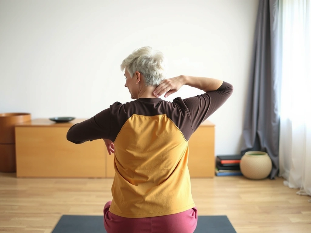 Person doing mobility exercises for daily life with a focus on stretching and gentle movement